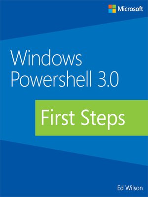 cover image of Windows PowerShell 3.0 First Steps